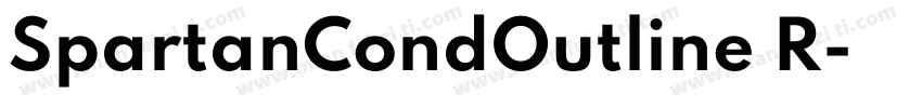 SpartanCondOutline R字体转换